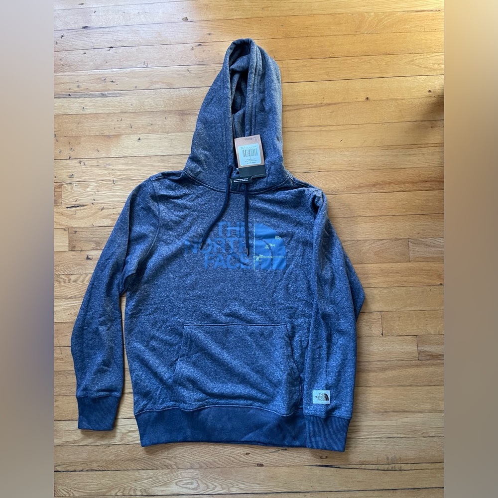 NWT TNF Heather/Navy Hoodie